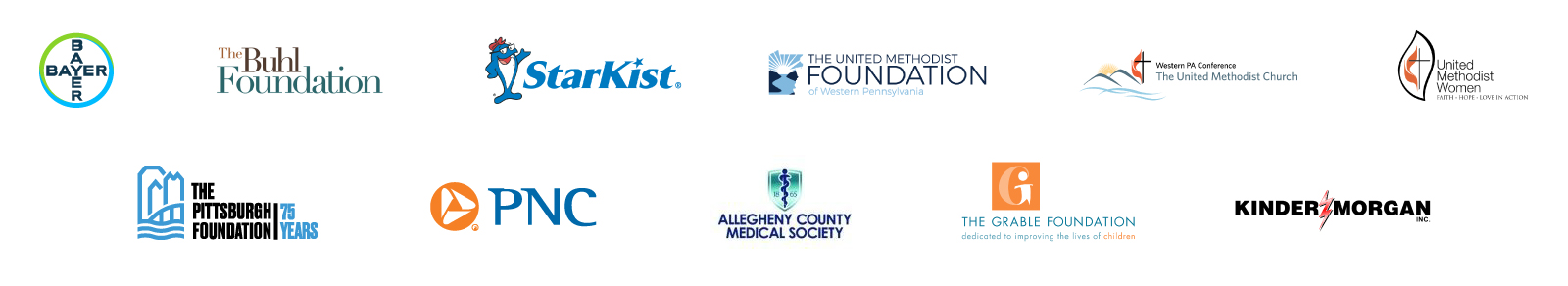 Funders of United Methodist Church Union Logos